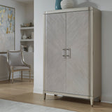 Zoey Storage Armoire Cabinet Silver P344120 Pulaski Furniture