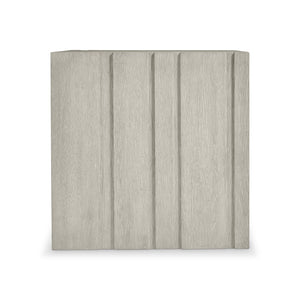Bernhardt Bernhardt Tempo Side Table In Wirebrushed Larza Oak — Rustic Modern Vertical Panel Accent Table 346122