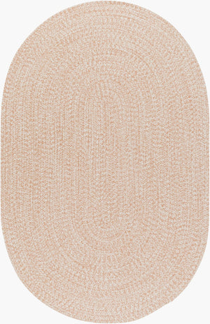 Livabliss Chesapeake Bay Flatweave Polypropylene Rug Country Cottage Style Indoor Outdoor Area Brown, Cream 6' x 9' Rectangle CPK2300-69