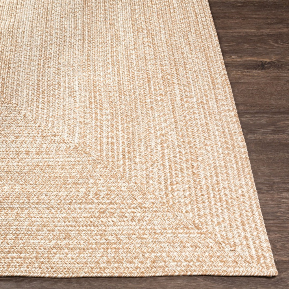 Livabliss Chesapeake Bay Flatweave Polypropylene Rug Country Cottage Style Indoor Outdoor Area Brown, Cream 7'6" x 9'5" CPK2300-7696