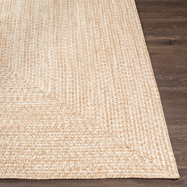 Livabliss Chesapeake Bay Flatweave Polypropylene Rug Country Cottage Style Indoor Outdoor Area Brown, Cream 6' x 9' Rectangle CPK2300-69