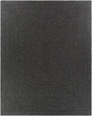 Livabliss Chesapeake Bay Cottage Style Flatweave Polypropylene Outdoor Rug for Patio Spaces Black 7'6" x 9'5" CPK2301-7696