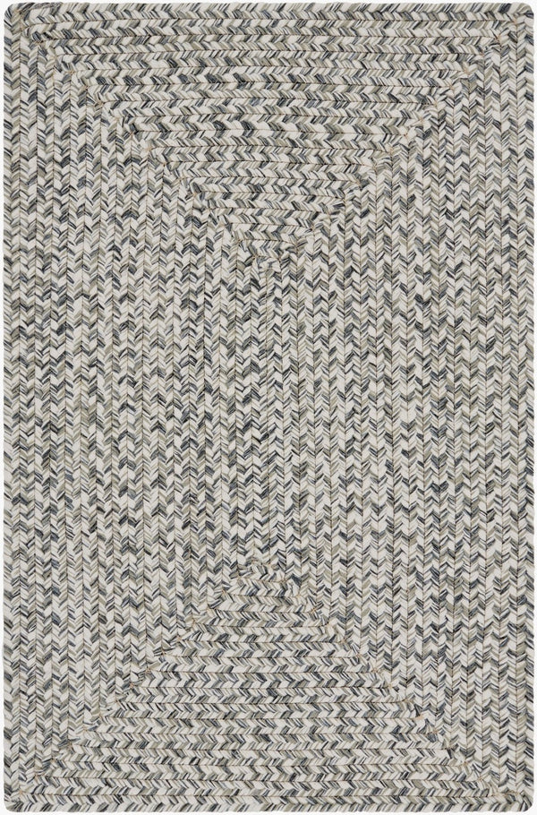 Livabliss Chesapeake Bay Flatweave Polypropylene Outdoor Rug for Patios Porches and Casual Spaces Charcoal, Black 2' x 3' CPK2302-23