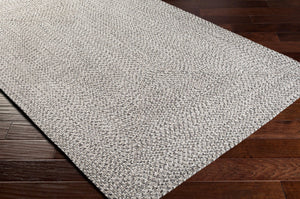 Livabliss Chesapeake Bay Flatweave Polypropylene Outdoor Rug for Patios Porches and Casual Spaces Charcoal, Black 2' x 3' CPK2302-23
