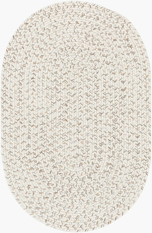 Livabliss Chesapeake Bay Flatweave Polypropylene Outdoor Rug Uv Resistant Cottage Patio Style Cream, Brown 2' x 3' CPK2303-23