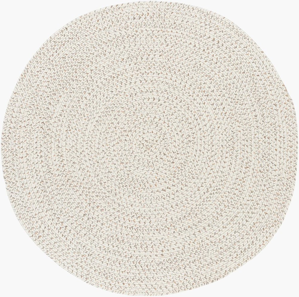 Livabliss Chesapeake Bay Flatweave Polypropylene Outdoor Rug Uv Resistant Cottage Patio Style Cream, Brown 8'6" x 11'6" CPK2303-86116