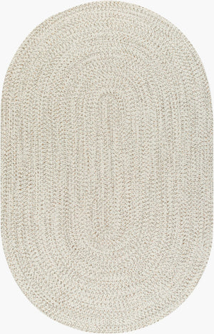 Livabliss Chesapeake Bay Flatweave Polypropylene Outdoor Rug Uv Resistant Cottage Patio Style Cream, Brown 5' x 7'6" Rectangle CPK2303-576