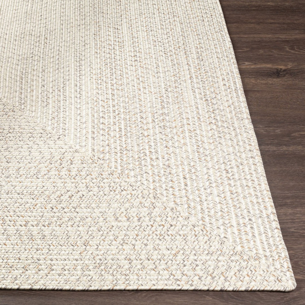 Livabliss Chesapeake Bay Flatweave Polypropylene Outdoor Rug Uv Resistant Cottage Patio Style Cream, Brown 8'6" x 11'6" CPK2303-86116