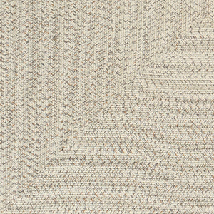 Livabliss Chesapeake Bay Flatweave Polypropylene Outdoor Rug Uv Resistant Cottage Patio Style Cream, Brown 2'6" x 8' CPK2303-268