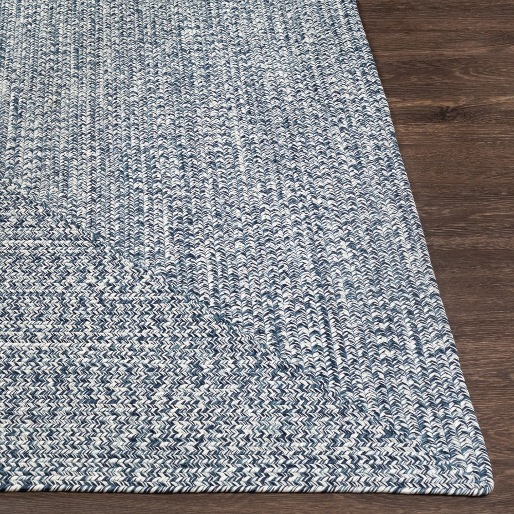 Livabliss Chesapeake Bay Flatweave Polypropylene Rug for Cottage Patios and Living Rooms Denim, Charcoal 8'6" x 11'6" CPK2304-86116