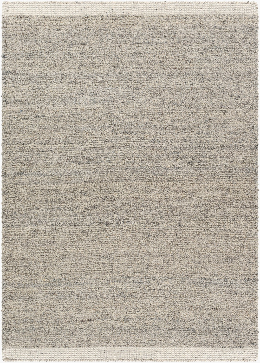 Surya Copenhagen 2' X 3' Handcrafted Minimalist Modern Rug - Soft Wool & Polyester Blend, Easy Care Design Charcoal Wool,Polyester Cpn2302-23