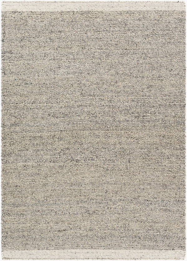 Surya Copenhagen 2' X 3' Handcrafted Minimalist Modern Rug - Soft Wool & Polyester Blend, Easy Care Design Charcoal Wool,Polyester Cpn2302-23