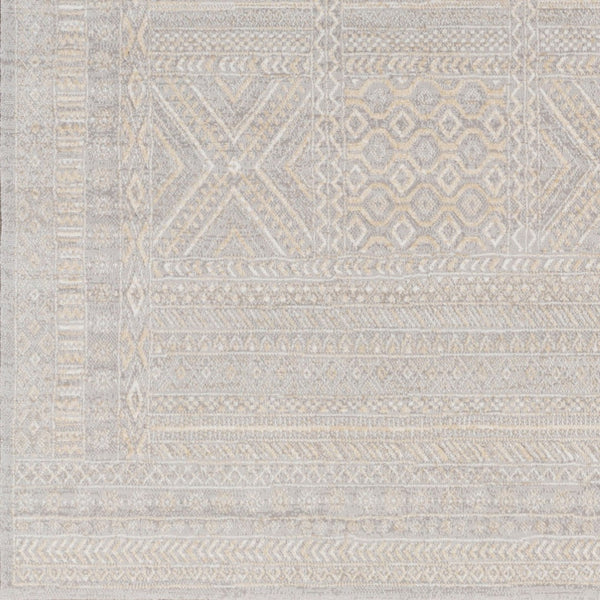 Livabliss Contempo Belgian Woven Polypropylene Area Rug Global Pattern Entryway Accent Cream, Light Be 2' x 2'11" CPO3855-2211
