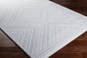 Livabliss Contempo Geometric Polypropylene Indoor Rug for Entryways Bedrooms and High Traffic Floors Charcoal, Light 8'8" x 12'10" CPO3857-91210