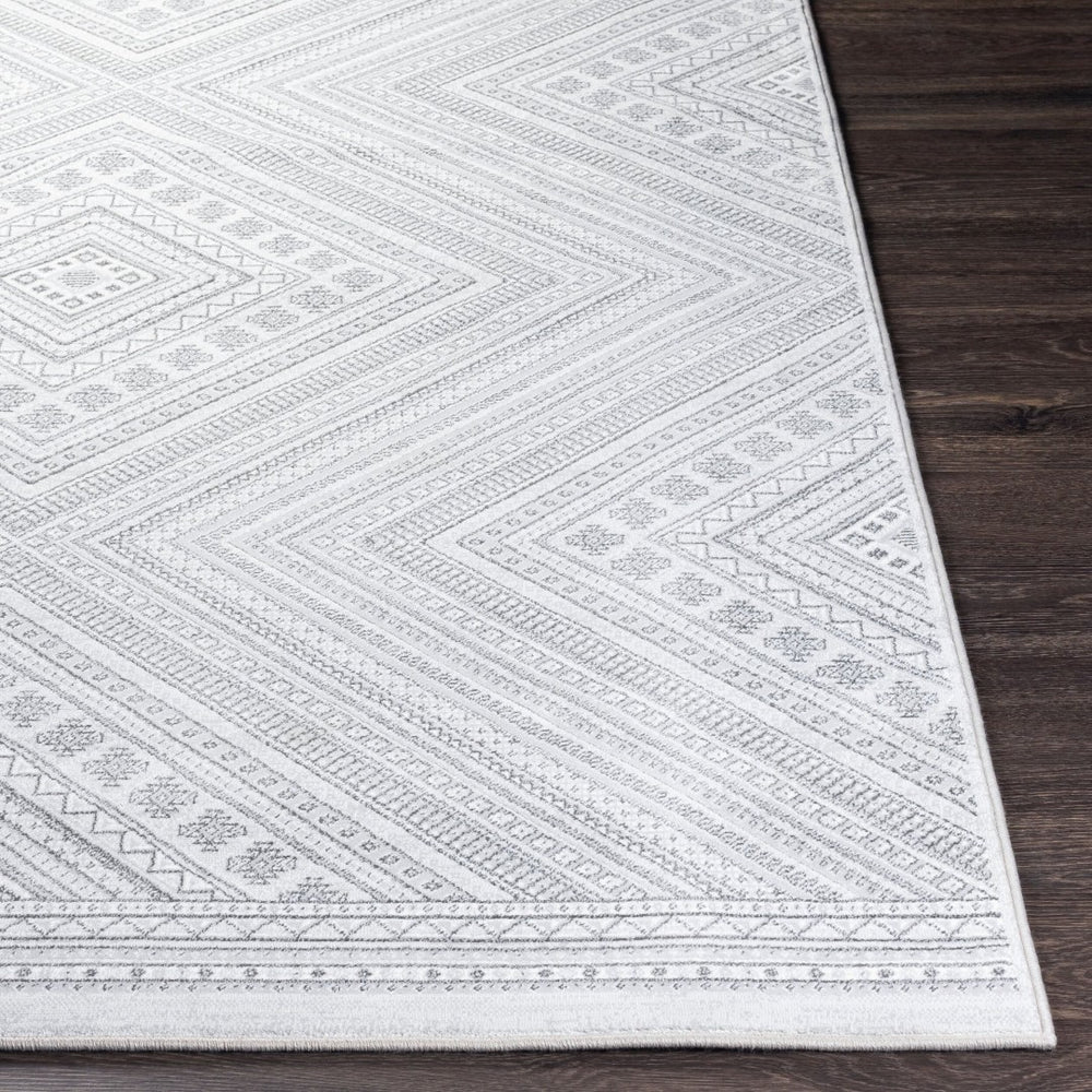 Livabliss Contempo Geometric Polypropylene Indoor Rug for Entryways Bedrooms and High Traffic Floors Charcoal, Light 8'8" x 12'10" CPO3857-91210