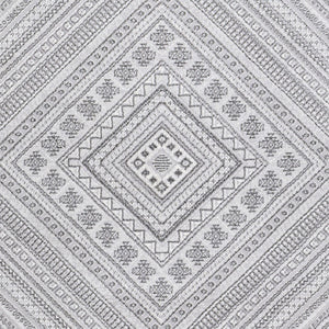 Livabliss Contempo Geometric Polypropylene Indoor Rug for Entryways Bedrooms and High Traffic Floors Charcoal, Light 8'8" x 12'10" CPO3857-91210