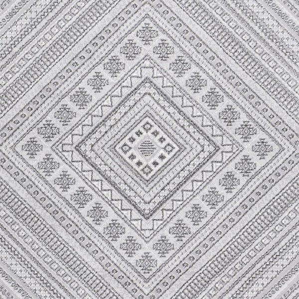 Livabliss Contempo Geometric Polypropylene Indoor Rug for Entryways Bedrooms and High Traffic Floors Charcoal, Light 8'8" x 12'10" CPO3857-91210