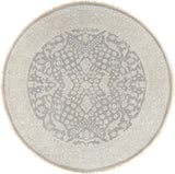 Cappadocia CPP-5007 10' x 10' Round Handmade Rug CPP5007-10RD  Charcoal, Taupe, Dusty Sage, Medium Gray Surya