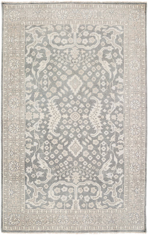 Cappadocia CPP-5007 5'6" x 8'6" Handmade Rug CPP5007-5686  Charcoal, Taupe, Dusty Sage, Medium Gray Surya