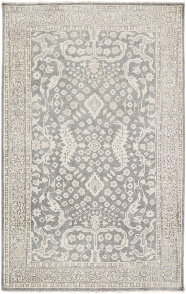 Cappadocia CPP-5007 5'6" x 8'6" Handmade Rug CPP5007-5686  Charcoal, Taupe, Dusty Sage, Medium Gray Surya