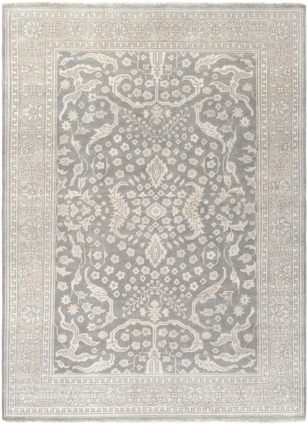 Cappadocia CPP-5007 8' x 11' Handmade Rug CPP5007-811  Charcoal, Taupe, Dusty Sage, Medium Gray Surya