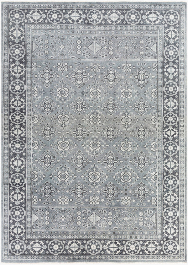 Surya Cappadocia 5'6" X 8'6" Hand-knotted Rug With Fringe - Elegant, Durable & Perfect For High Traffic Areas! Deep Teal Wool Cpp5012-811