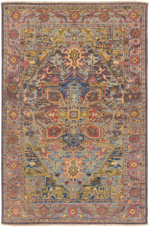 Cappadocia CPP-5022 5'6" x 8'6" Handmade Rug CPP5022-5686  Dusty Sage, Mauve, Blue, Mustard, Olive Surya