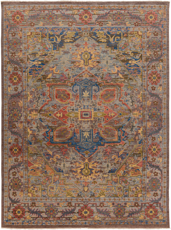 Cappadocia CPP-5022 8' x 11' Handmade Rug CPP5022-811  Dusty Sage, Mauve, Blue, Mustard, Olive Surya