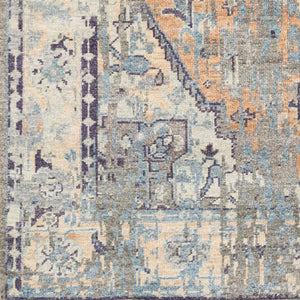 Surya Cappadocia 5'6" X 8'6" Hand-knotted Rug With Fringe - Elegant, Durable & Perfect For High Traffic Areas! Blue Wool,Viscose Cpp5027-23