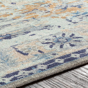 Cappadocia CPP-5027 8' x 11' Handmade Rug CPP5027-811  Blue, Navy, Tan, Seafoam, Dusty Sage, Medium Brown Surya