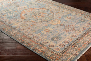 Cappadocia CPP-5028 8' x 11' Handmade Rug CPP5028-811  Sky Blue, Blue, Sage, Tan, Medium Gray, Oatmeal Surya