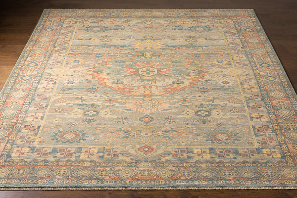 Cappadocia CPP-5028 8' x 11' Handmade Rug CPP5028-811  Sky Blue, Blue, Sage, Tan, Medium Gray, Oatmeal Surya