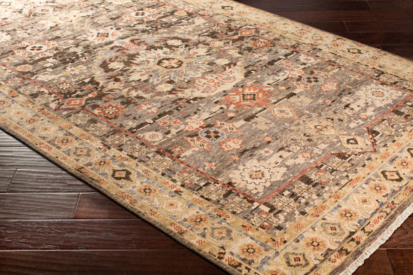 Cappadocia CPP-5029 8' x 11' Handmade Rug CPP5029-811  Dusty Sage, Cream, Rust, Light Brown, Black, Pale Blue Surya