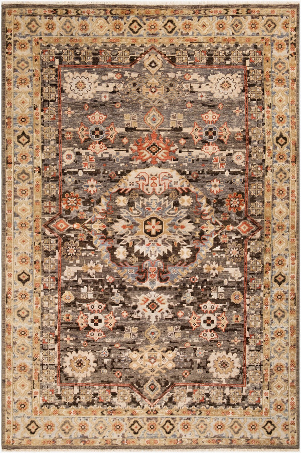Surya Cappadocia 5'6" X 8'6" Hand-knotted Rug With Fringe - Elegant, Durable & Perfect For High Traffic Areas! Dusty Sage Wool Cpp5029-23