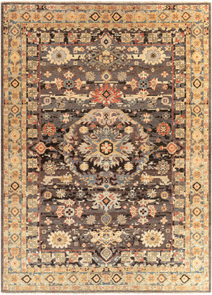 Cappadocia CPP-5029 8' x 11' Handmade Rug CPP5029-811  Dusty Sage, Cream, Rust, Light Brown, Black, Pale Blue Surya