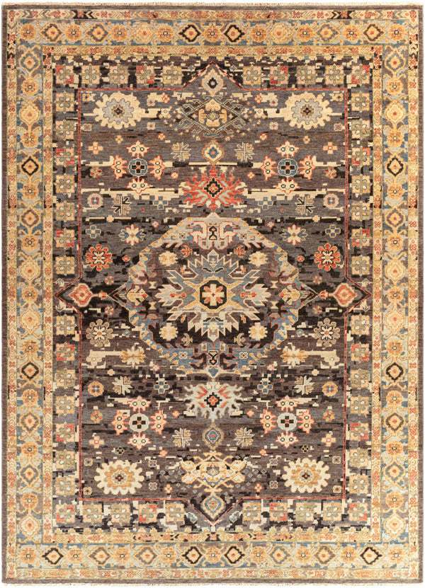 Cappadocia CPP-5029 8' x 11' Handmade Rug CPP5029-811  Dusty Sage, Cream, Rust, Light Brown, Black, Pale Blue Surya