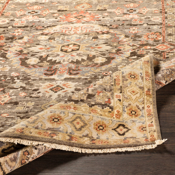 Cappadocia CPP-5029 8' x 11' Handmade Rug CPP5029-811  Dusty Sage, Cream, Rust, Light Brown, Black, Pale Blue Surya