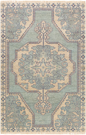 Cappadocia CPP-5031 5'6" x 8'6" Handmade Rug CPP5031-5686  Light Sage, Denim, Ivory, Light Olive, Dusty Coral Surya