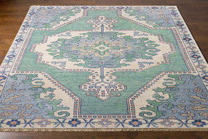 Cappadocia CPP-5031 8' x 11' Handmade Rug CPP5031-811  Light Sage, Denim, Ivory, Light Olive, Dusty Coral Surya