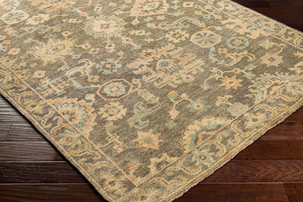 Surya Cappadocia 5'6" X 8'6" Hand-knotted Rug With Fringe - Elegant, Durable & Perfect For High Traffic Areas! Burnt Orange Nz Wool,Viscose Cpp5032-3656