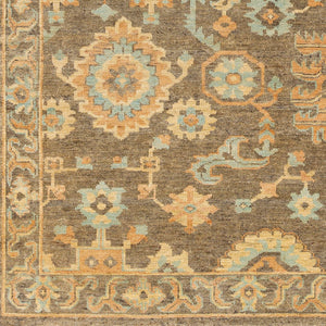 Surya Cappadocia 5'6" X 8'6" Hand-knotted Rug With Fringe - Elegant, Durable & Perfect For High Traffic Areas! Burnt Orange Nz Wool,Viscose Cpp5032-3656