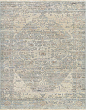 Surya Cappadocia 5'6" X 8'6" Hand-knotted Rug With Fringe - Elegant, Durable & Perfect For High Traffic Areas! Medium Gray Wool Cpp5033-23