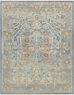 Cappadocia CPP-5034 9' x 13' Handmade Rug CPP5034-913  Pale Blue, Medium Gray, Charcoal, Taupe, Medium Brown Surya