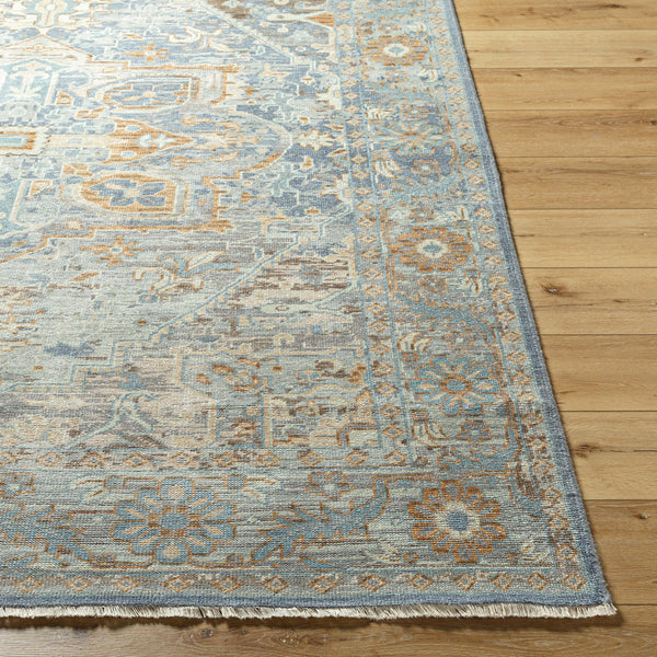 Cappadocia CPP-5034 9' x 13' Handmade Rug CPP5034-913  Pale Blue, Medium Gray, Charcoal, Taupe, Medium Brown Surya