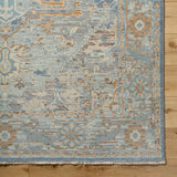 Cappadocia CPP-5034 9' x 13' Handmade Rug CPP5034-913  Pale Blue, Medium Gray, Charcoal, Taupe, Medium Brown Surya