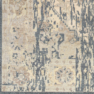 Surya Cappadocia 5'6" X 8'6" Hand-knotted Rug With Fringe - Elegant, Durable & Perfect For High Traffic Areas! Charcoal Wool Cpp5035-23