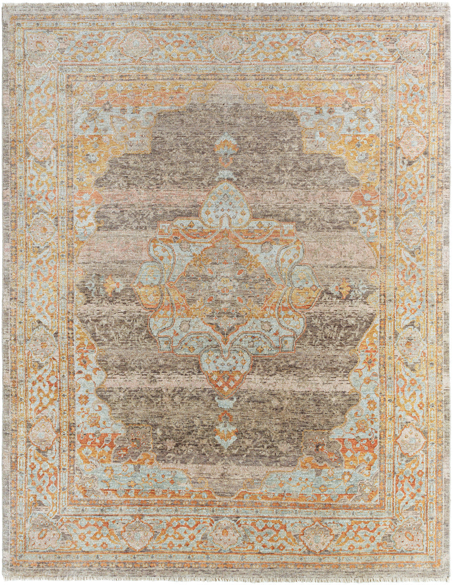 Cappadocia CPP-5036 9' x 13' Handmade Rug CPP5036-913  Olive, Brown, Beige, Mustard Surya