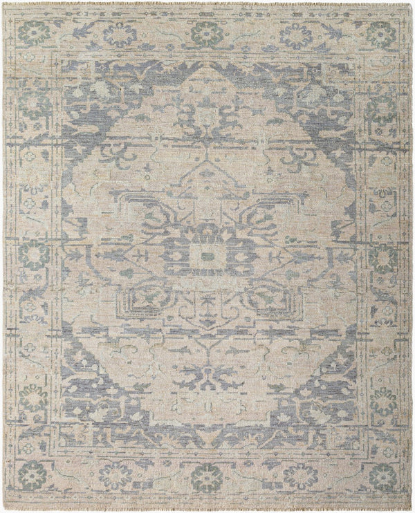 Surya Cappadocia 5'6" X 8'6" Hand-knotted Rug With Fringe - Elegant, Durable & Perfect For High Traffic Areas! Sage Wool Cpp5038-23
