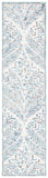 Safavieh Capri 208 Hand Tufted Floral Rug Ivory / Blue CPR208A-8SQ