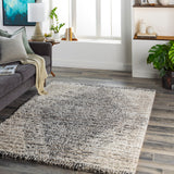 Capella Shag CPS-2300 5'3" x 7' Machine Woven Rug CPS2300-537 Livabliss Surya